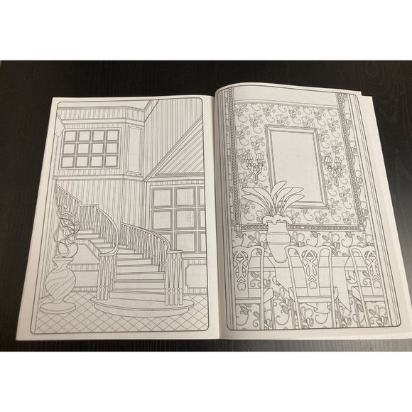 Kappa Adult Coloring Interior Designs To Color Book Have Fun While You Relax! - Picture 3 of 5